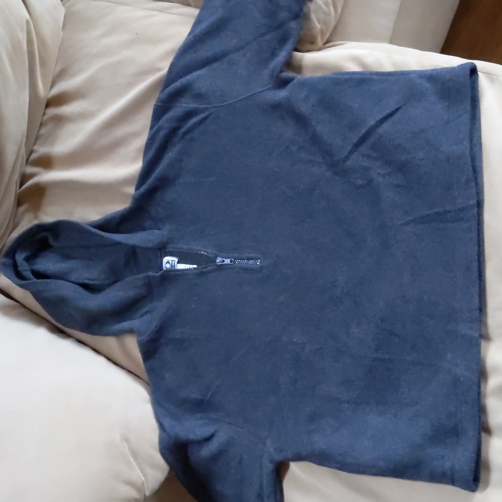 Hooded Grey Sweater - Retro